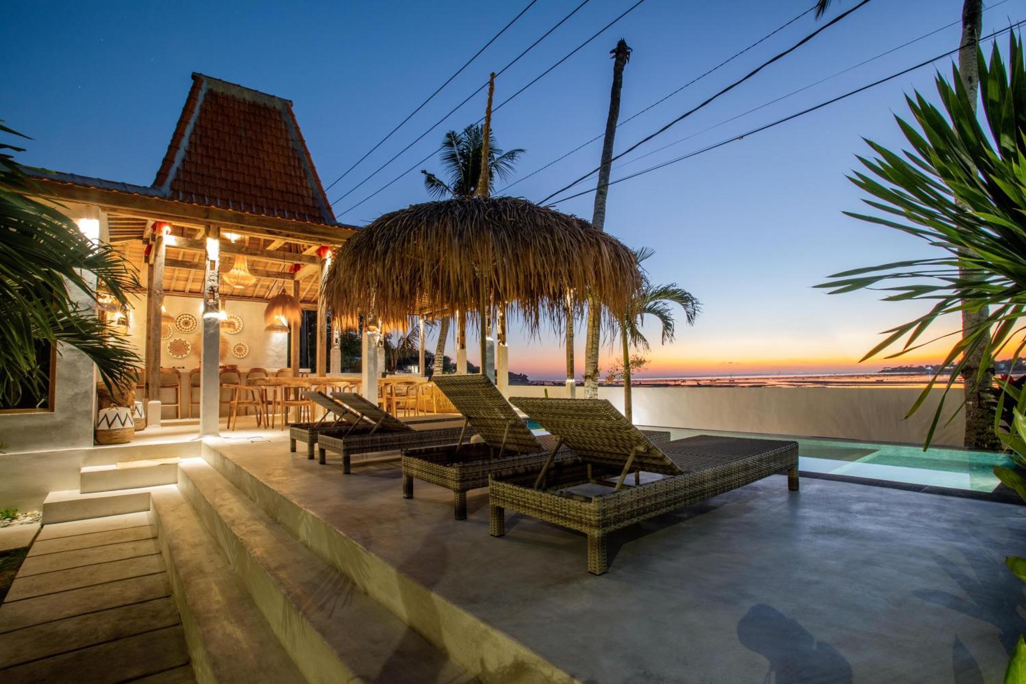 Sunset House Ceningan, 10 Person Beachview Private Villa Lembongan Exterior foto