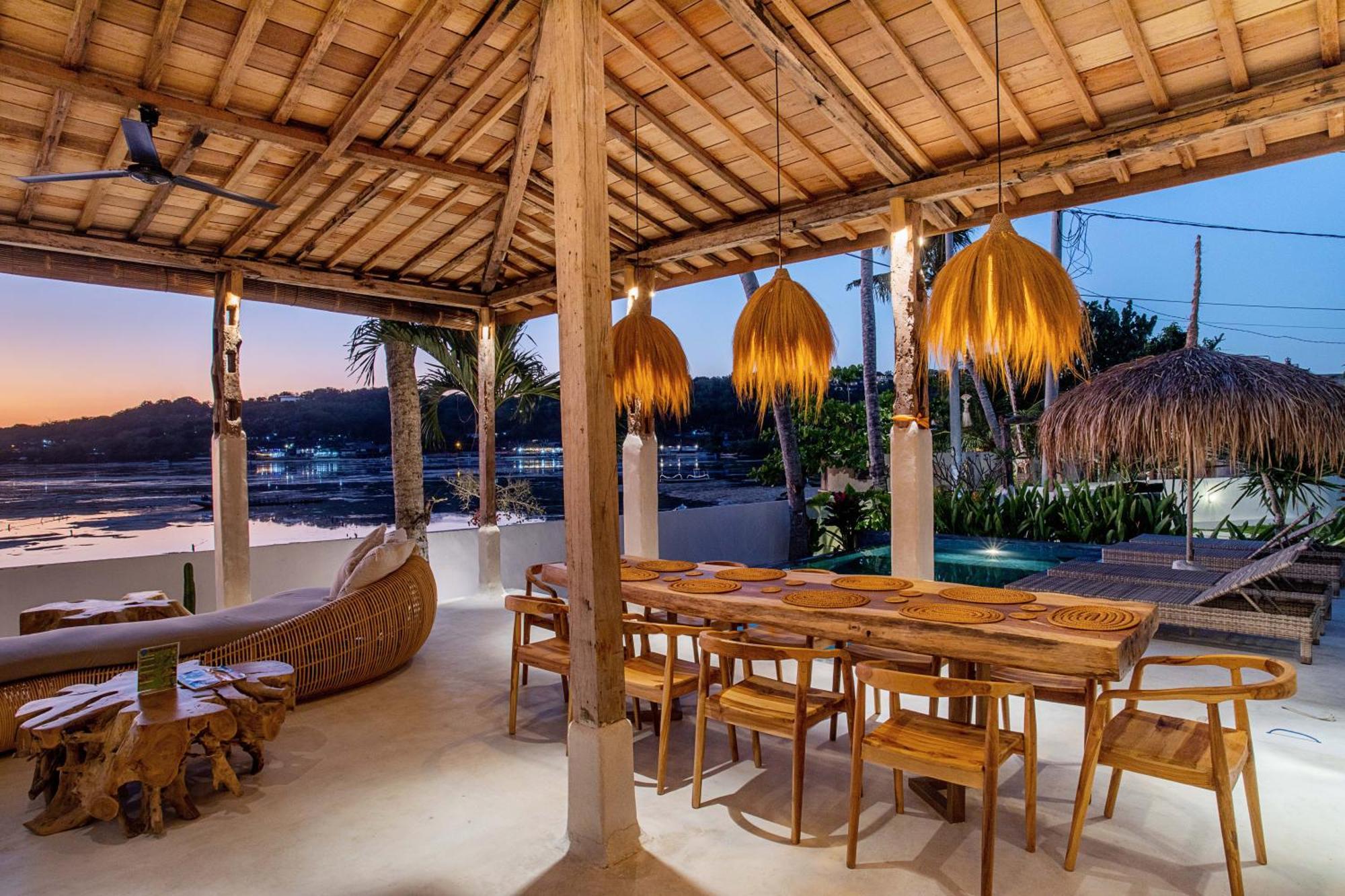 Sunset House Ceningan, 10 Person Beachview Private Villa Lembongan Exterior foto