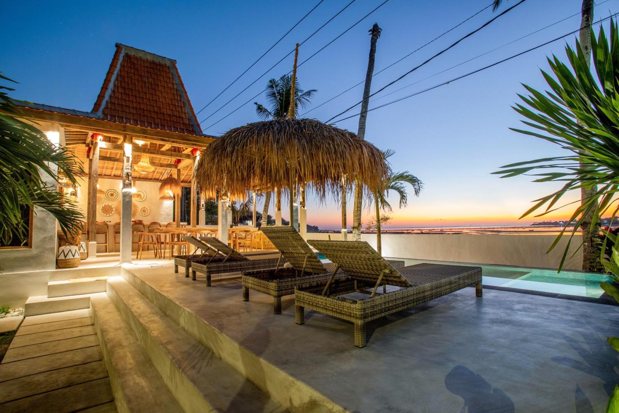 Sunset House Ceningan, 10 Person Beachview Private Villa Lembongan Exterior foto